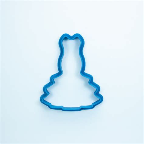 Ruffled Dress Cookie Cutter Etsy