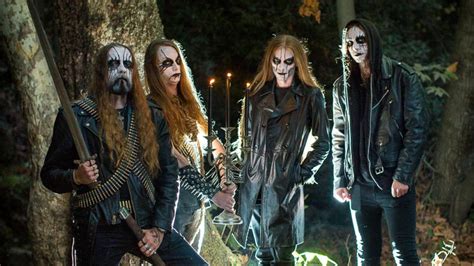 Couple Encounters A Black Metal Band In Woods During Engagement Shoot Abc News