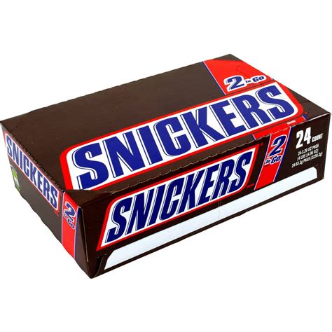 Snickers 2 To Go Bars 329 Oz 24 Count