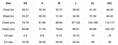 Womens Jacket Size Chart Size Guide Leather Jacket Men And Women