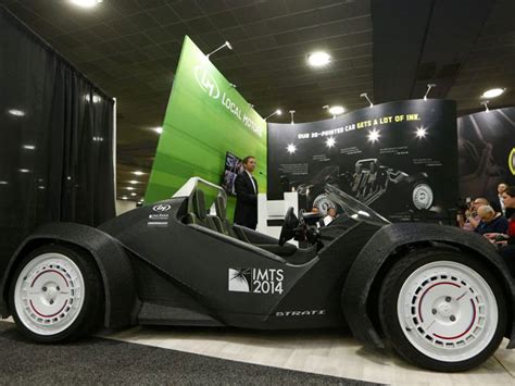 Local Motors Unveil Their First 3d Printed Car By Printing Vehicle In