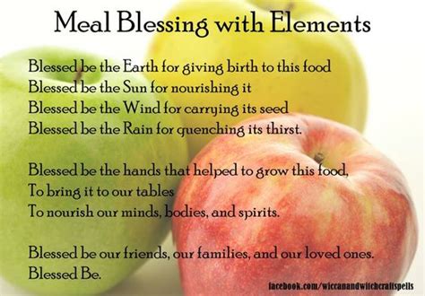 There are hundreds of prayer forms used before meals. Meal blessing )0( | BoS V | Pinterest | Moonchild, Water ...