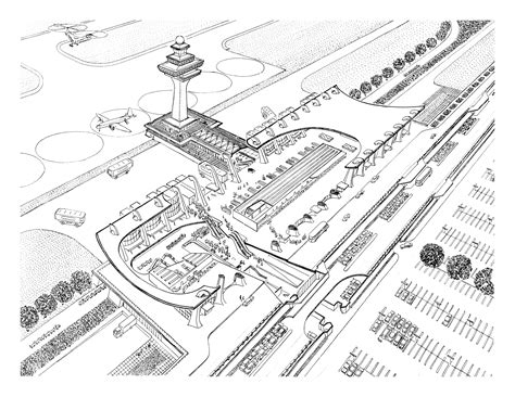 Dulles International Airport By Eero Saarinen And Associates 280ar