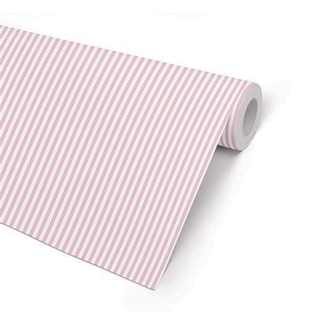 Matte Pink Stripe Pink Wrapping Paper Finmark