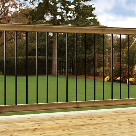 Wood railing for a natural look that's both beautiful and cost effective, wood railing is a great option. Deck Kits Softwood Balustrade Kit, (L)1820mm (W)175mm | Departments | DIY at B&Q