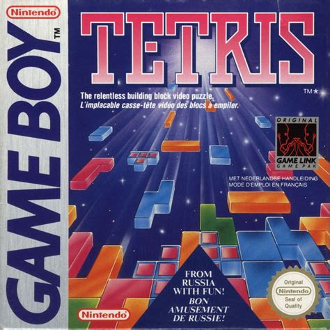 Tetris 1989 Game Boy Box Cover Art Mobygames
