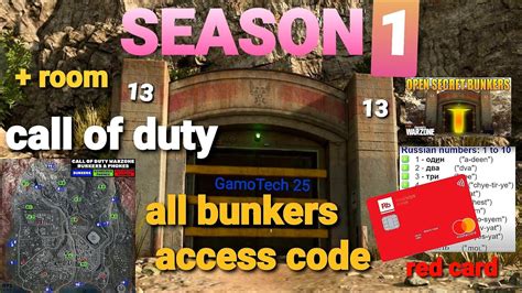 Warzone All Bunker Access Code And Location And More Info Youtube