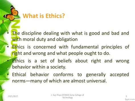 Chapter 1 Overview Of Ethics