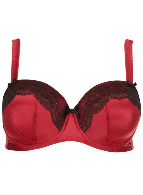 Lift And Support Your Seasonal Looks With The Red Satin And Lace