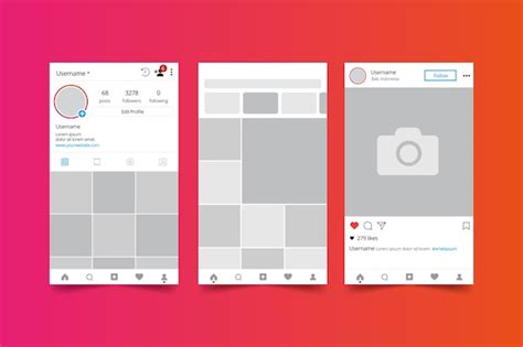 Instagram Profile Template Free Templates Printable Download
