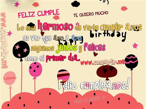 Frases De Amor Happy Birthday Hermosa Tarjeta Con Frase E Flickr