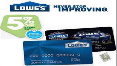 The credit card high perks will benefit you if you shop at the lowes full time. Lowes credit card - A great deal - YouTube