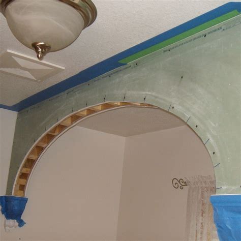 How To Make Drywall Or Sheetrock Arches And Arch Doorways