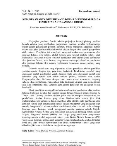We did not find results for: Analisis Yuridis Akta Keterangan Waris Yang Dibuat Oleh Notaris Dalam Ketentuan Pembuatan Akta ...
