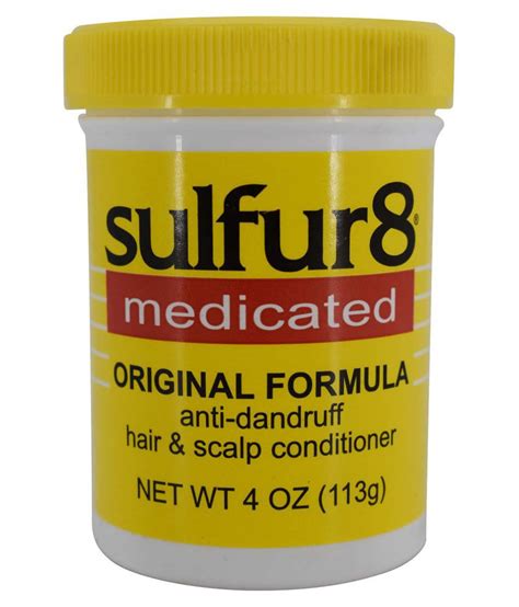 Sulfur8 Medicated Original Formula Anti Dandruff Hair And Scalp