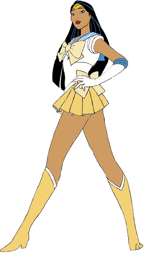 Sailor Pocahontas By Optimusbroderick83 On Deviantart Disney Princess Fan Art Sailor Princess