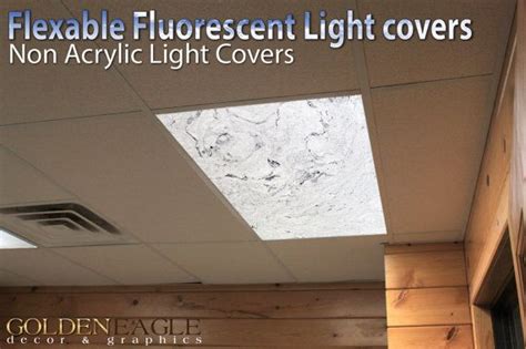 Fabric light covers for fluorescent ceiling lights. Flexible Fluorescent Light Cover Films Skylight Ceiling ...