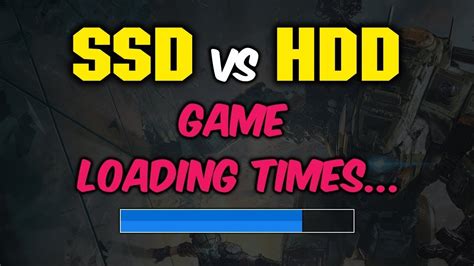 Ssd Vs Hdd Game Loading Times Youtube
