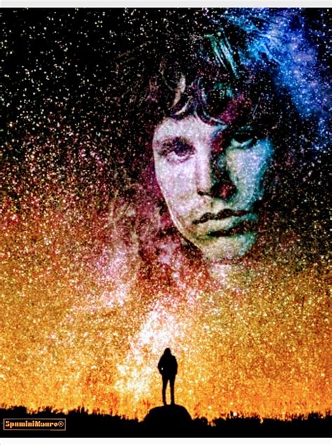 Jim Morrison The Stars The Doors By Spumini Mauro Art Jimmorrison
