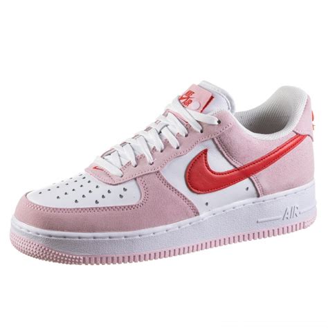 Nike Air Force 1 07 Qs Valentines Day Tulip Pinkuniversity Red
