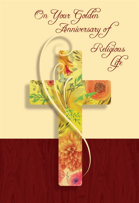 Golden Jubilee Religious Cards Gj38 Pack Of 12 2 Designs