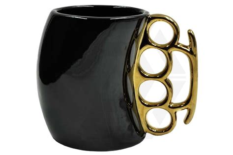 Caliber Gourmet Brass Knuckles Mug Zero One Airsoft