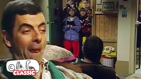 Mr Bean Meets Some Carollers Mr Bean Funny Clips Classic Mr Bean