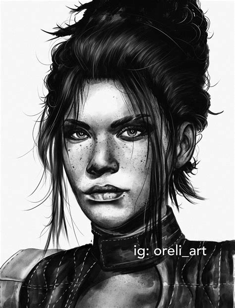 One of the most recent sketches. : r/CDProjektRed