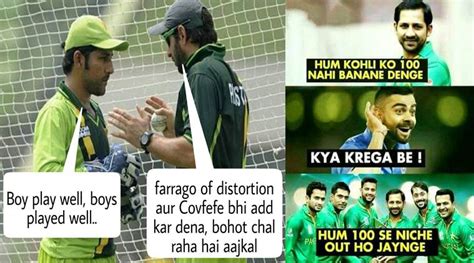 india vs pakistan these cricket jokes and memes on the match have left everyone in splits the