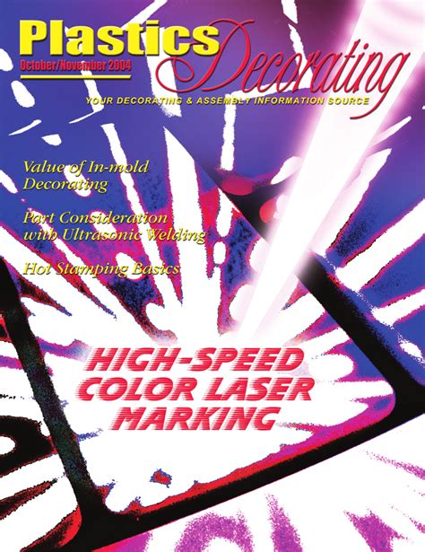 Pdf New Technologies For High Speed Color Laser Marking Of Plastics