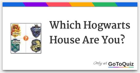 Which Hogwarts House Are You