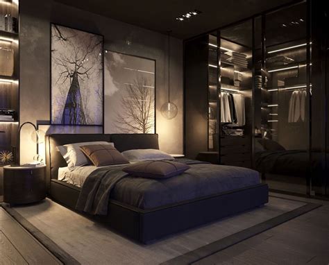 This bedroom space is all about texture! 51 Beautiful Black Bedrooms With Images, Tips ...