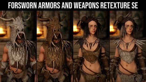Forsworn Armors And Weapons Retexture Se At Skyrim Special Edition Nexus Mods And Community