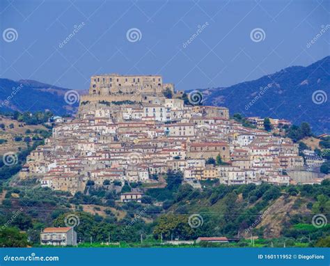 Rocca Imperiale Calabria Southern Italy Stock Photo Image Of