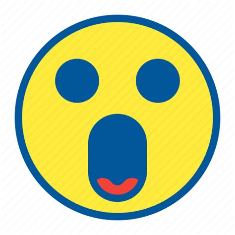 Emoji Emoticon Face Omg Surprised Icon Download On Iconfinder