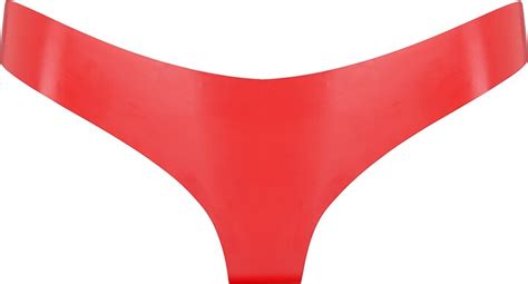 Elissa Poppy Latex Brief Red Shopstyle Panties