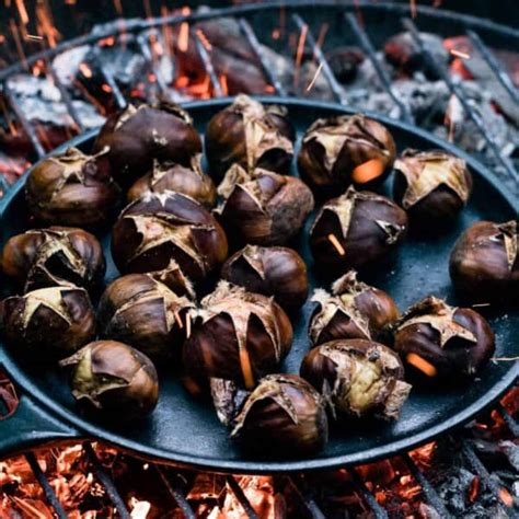 Roasted Chestnuts On An Open Fire With Helpful Tips On Easy Peeling