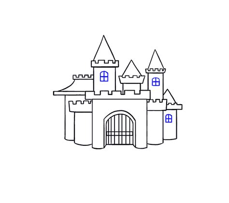 Cartoon Castle Images To Draw Learn How To Draw Cartoon Castle