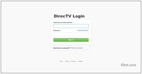 How To Login To Directv Account E9et
