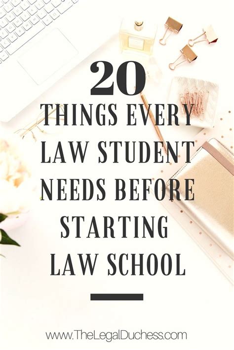 The Words 20 Things Every Law Student Needs Before Starting Law School