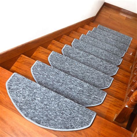 Self Adhesive Stair Tread Carpet Mat European Style Home Decor Stairs