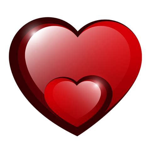 Red Shiny Hearts Design Vector Free Download