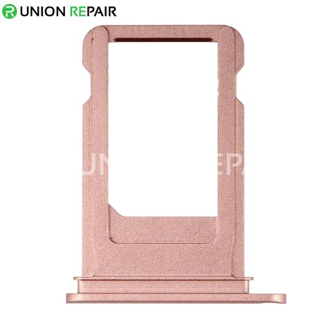Remove the tray and then remove the sim. Replacement for iPhone 7 SIM Card Tray - Rose