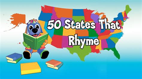 50 States That Rhyme With Lyrics A Fun Way To Learn The 50 States For
