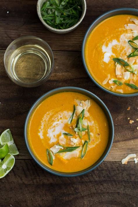Curried Carrot Soup With Red Lentils Naturally Ella Recipe Carrot