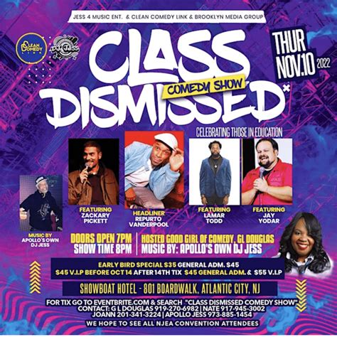 Enter To Win The Class Dismissed Comedy Show 1075 Wbls