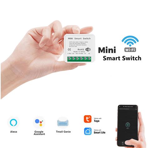 10a16a 100 240v Wifi Mini Smart Switch Timer Wireless Switches Voice