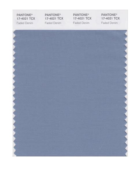 Faded Denim 17 4021 Color Inspiration Pantone 2020 Spring Summer