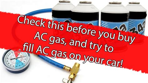 Diy How To Check This Before You Buy Ac Gas And Try To Fill Ac Gas