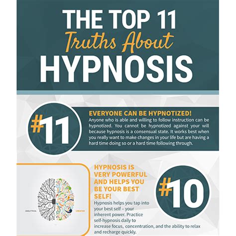 Top 11 Truths About Hypnosis Free Infographic For Your Hypnosis Business — Cascade Hypnosis
